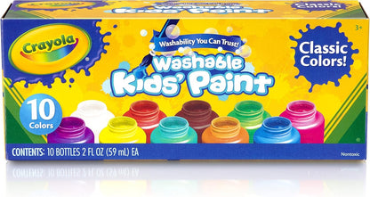 Crayola Washable Paint Set, 18 count