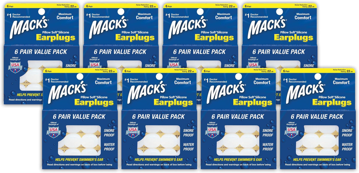 MACKS PS EARPLUG 12EA SIL