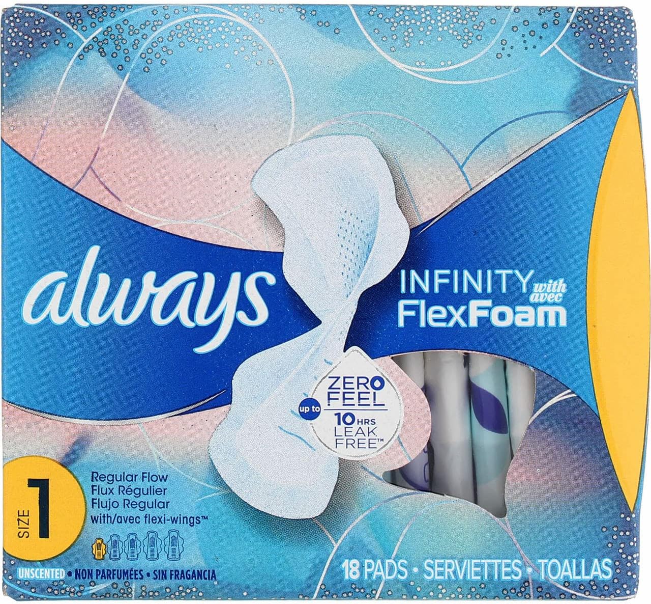 ALWAYS INFINITY FLXFM FLXW HVY PAD 32CT