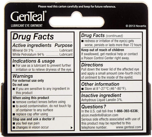 GENTEAL TEARS NIGHT-TIME OINTMENT 3.5GM