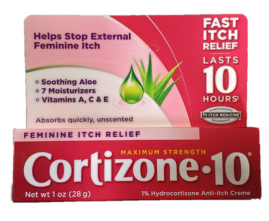 CORTIZONE-10 FEM ITCH RELIEF CREAM 100Z