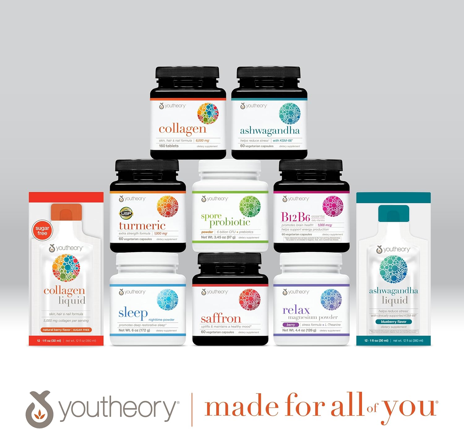 YOUTHEORY SUPP,ASHWAGANDHA GABA