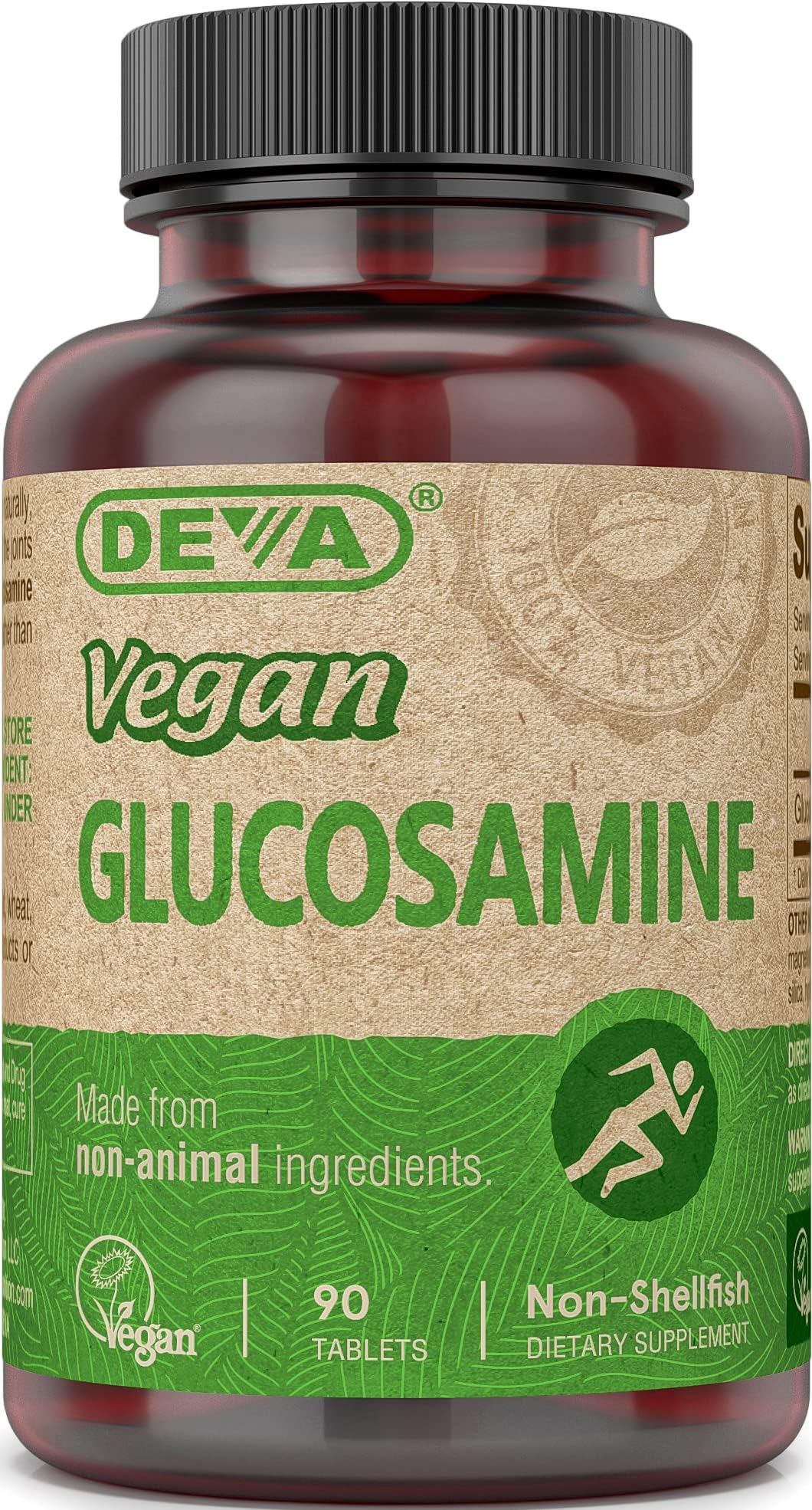DEVA VEGAN VITAMINS VEGAN GLUCOSAMINE,MSM-CMO