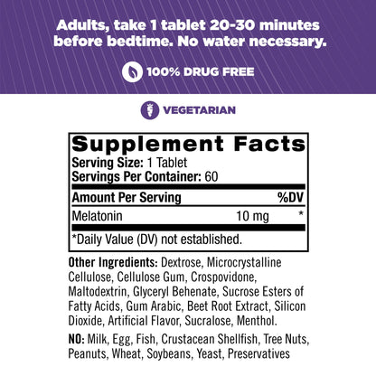 MELATONIN CP 10MG 60 HL SLP