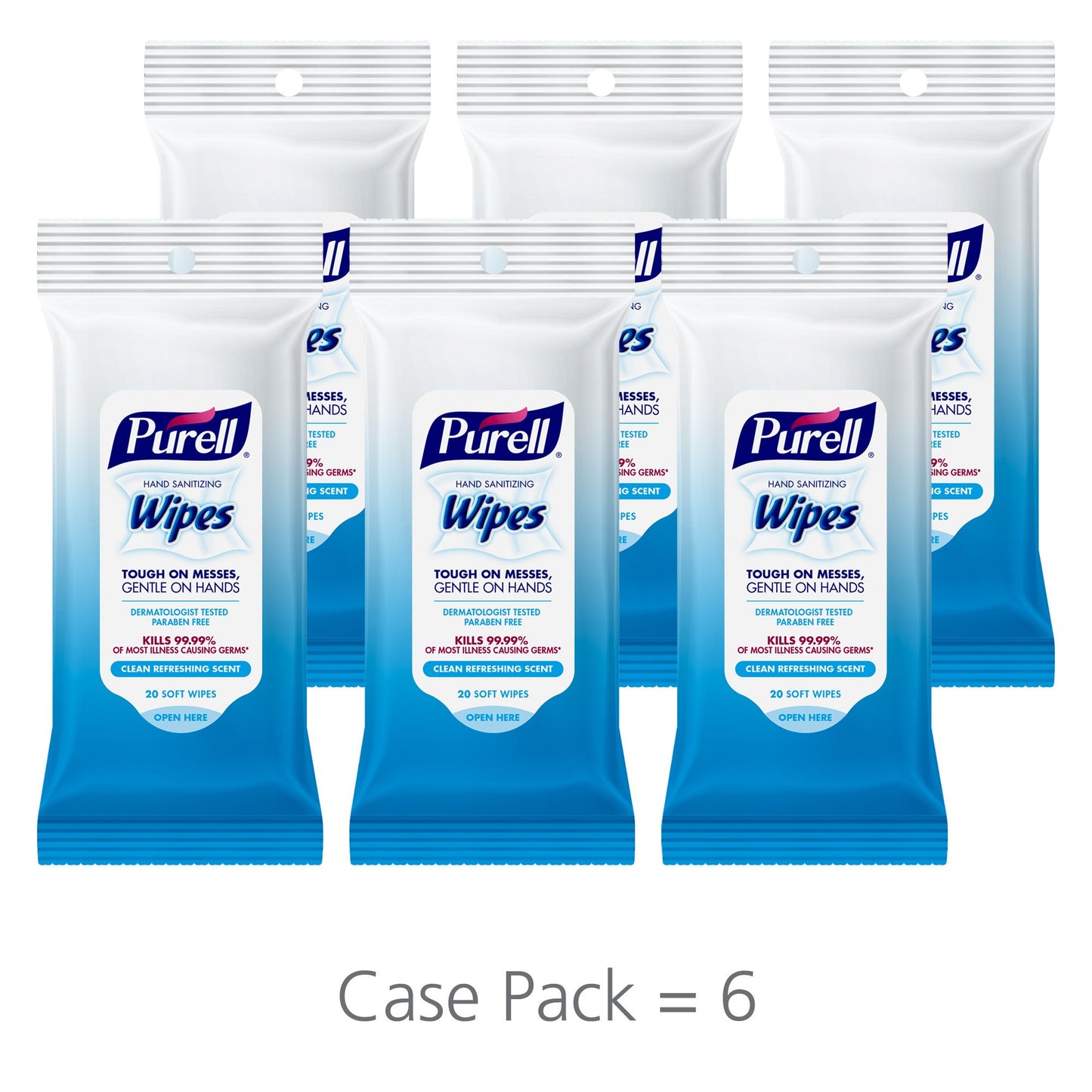 Purell Clean & Go Sanitizing Wipes, 20 count