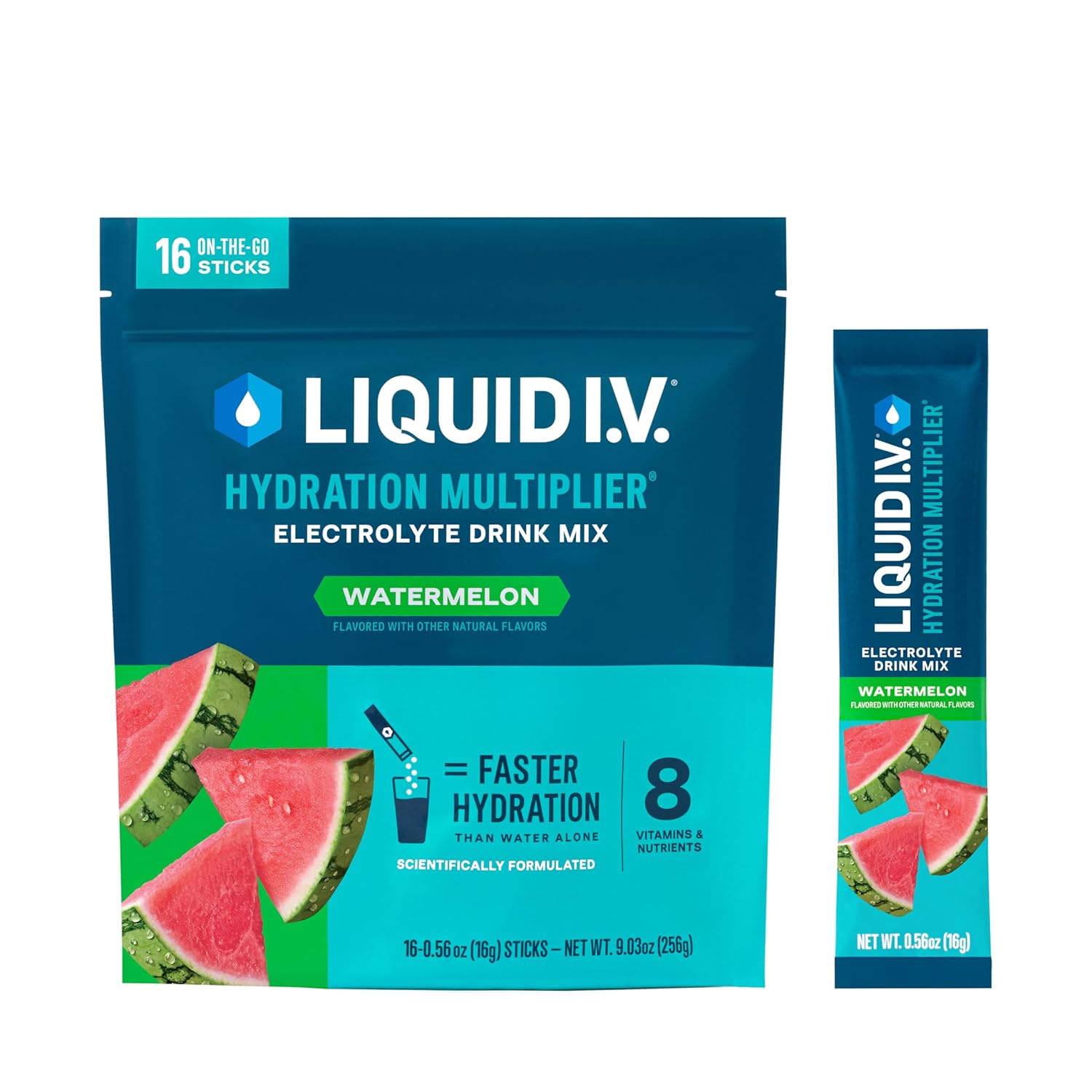LIQUID I.V. DRNK MX,WATERMELON,10CT