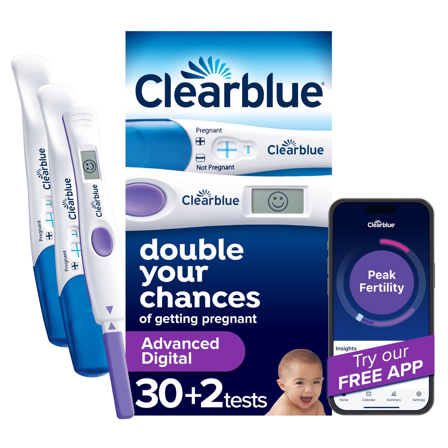CLEARBLUE DIGITAL OVULATION TEST 30CT