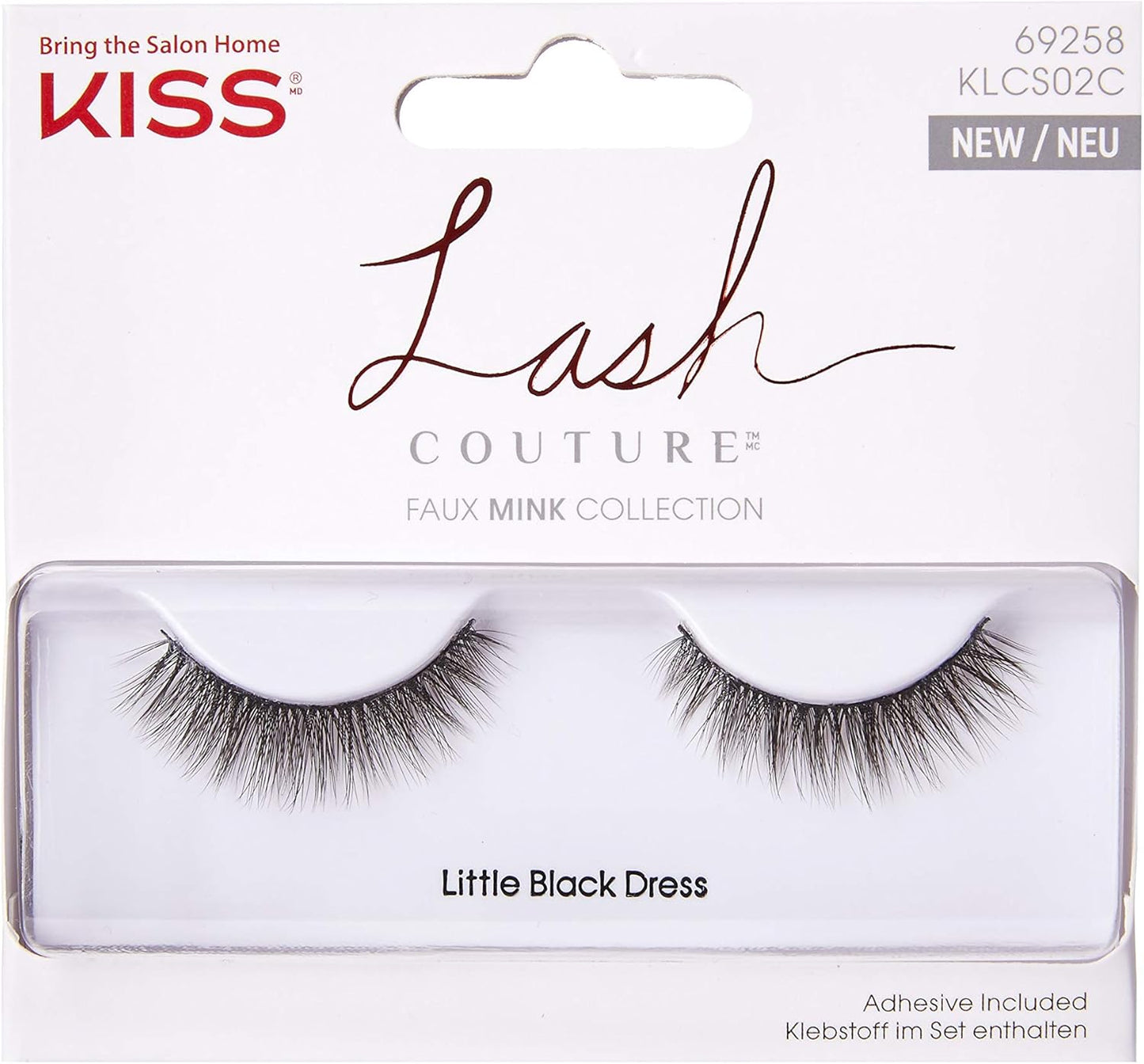 Kiss Lash Couture Faux Mink Little Black Dress