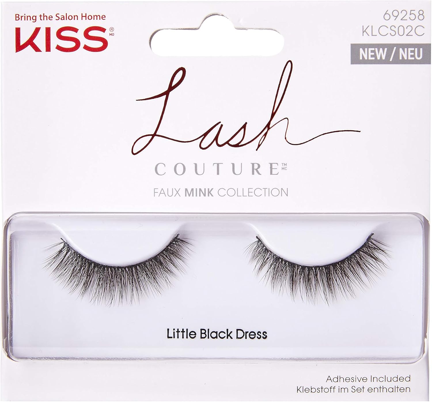 Kiss Lash Couture Faux Mink Little Black Dress