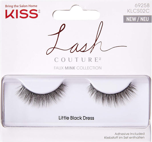 Kiss Lash Couture Faux Mink Little Black Dress