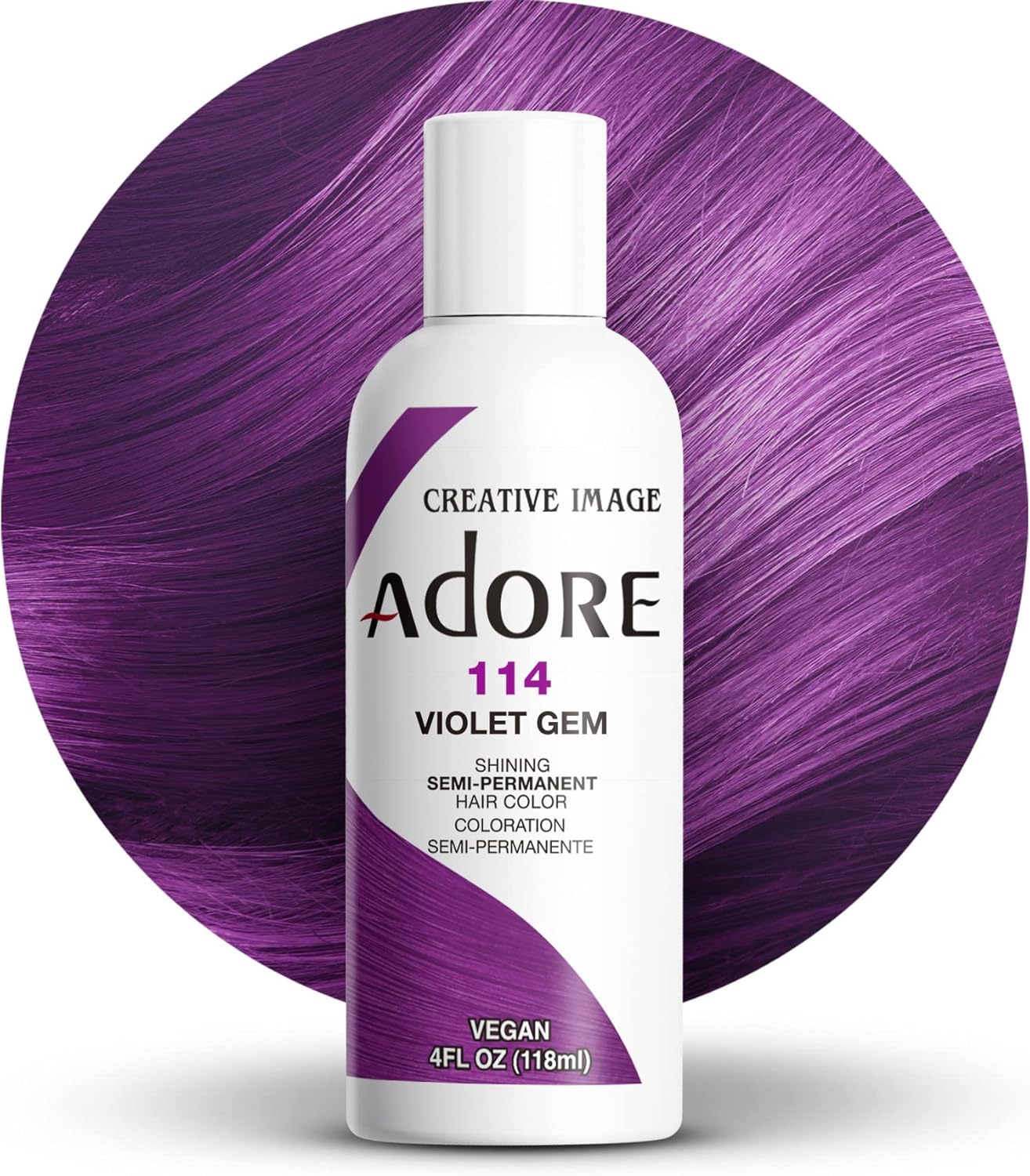 ADORE SEMI H/C 114 VIOLET GEM4Z