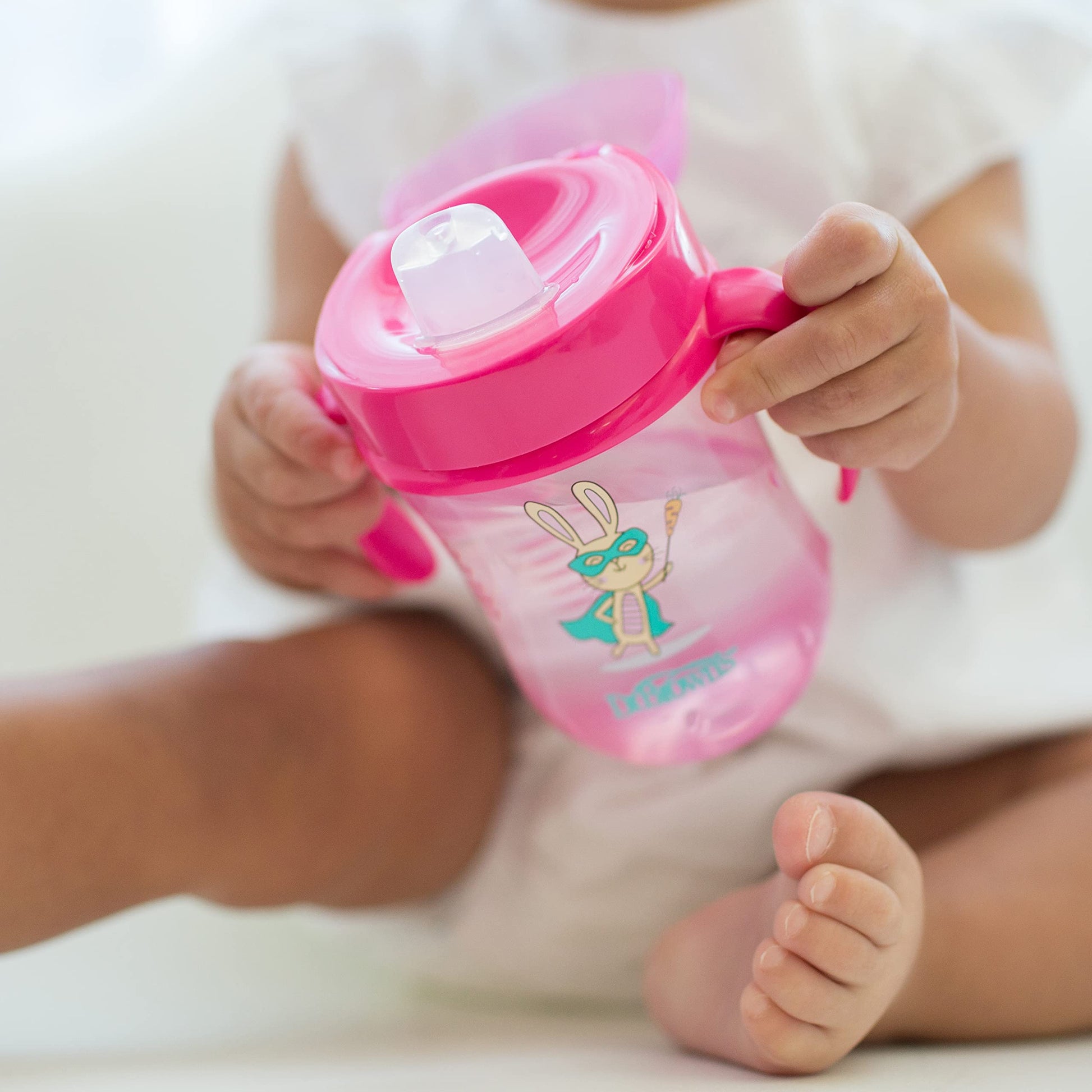 Dr Brown’s Soft Spout Toddler Cup - Pink, 9 oz