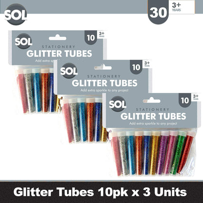 CLi Assorted Glitter Tubes, 6 count