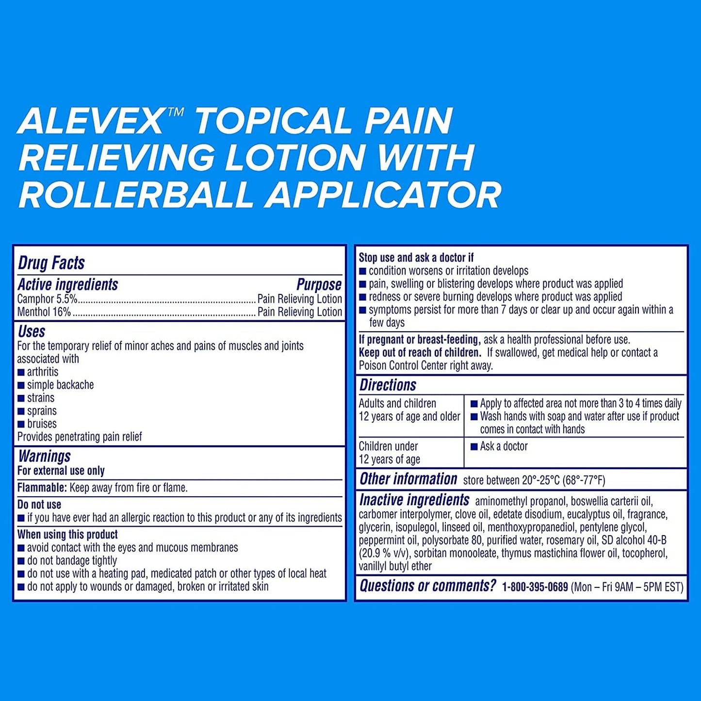 ALEVE X ROLLER BALL PAIN RLF R/O 2.5OZ