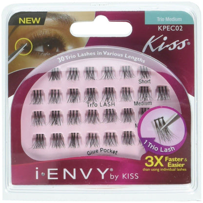 Kiss I Envy Trio Medium 30 Trio Classic Lashes