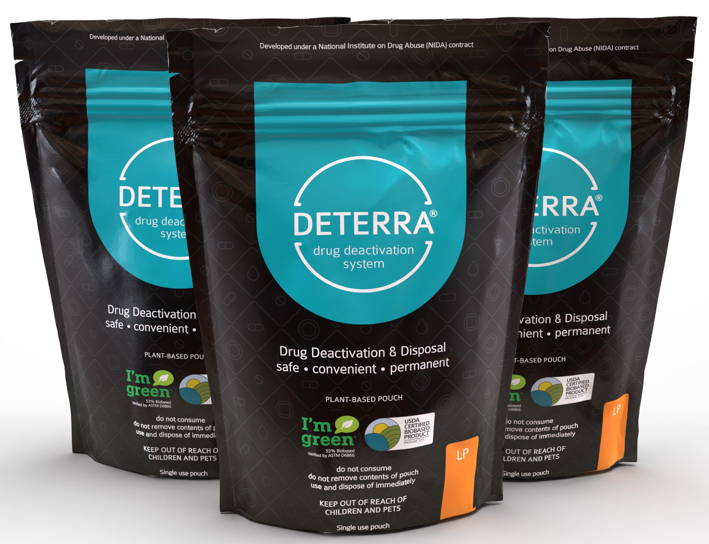 DETERRA LG POUCH 10 DRUG DSPSL