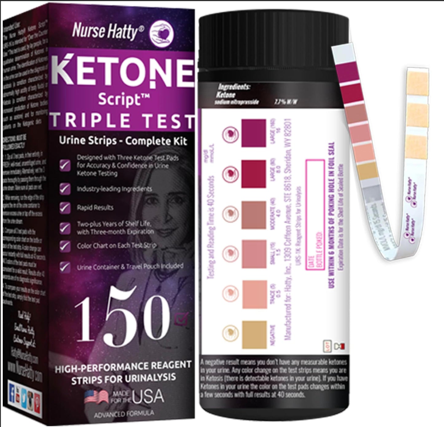 TRUEPLUS KETONE TEST STRIP 50CT