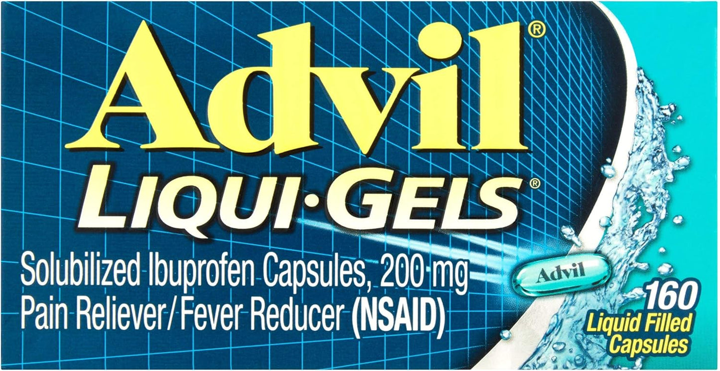 ADVIL GC 200MG 160 LQGL EZCAP