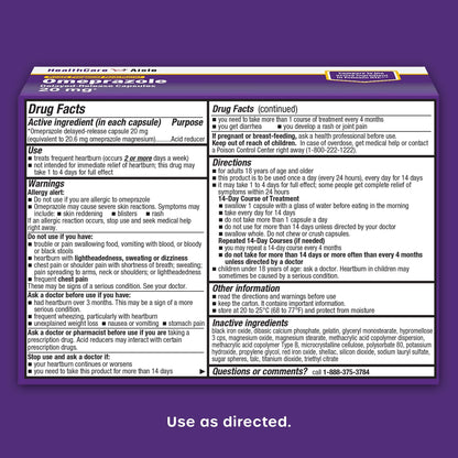 LDR OMEPRAZOLE 24HR TB 20MG 42 DR