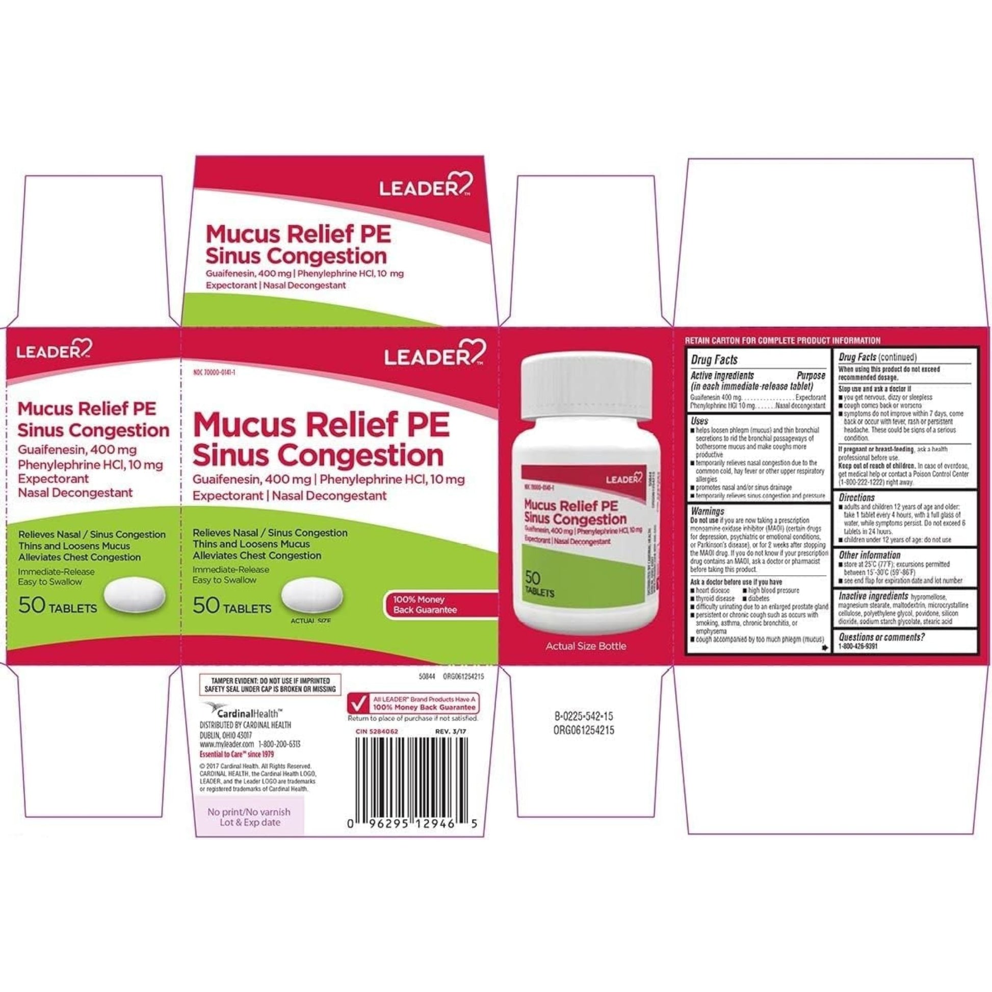 GNP MUCUS RLF PE TAB 50