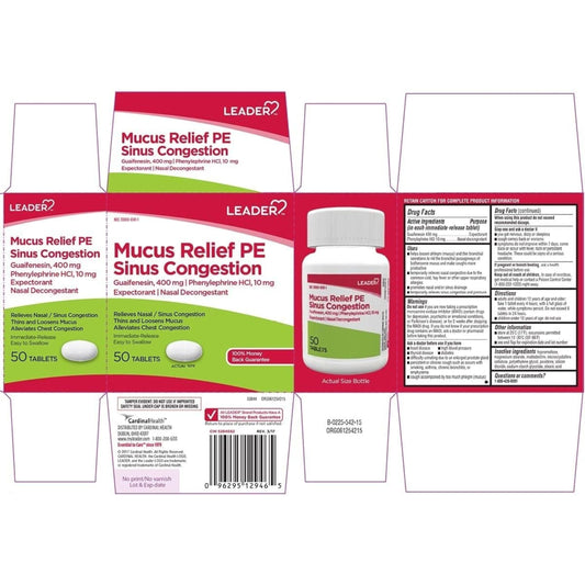GNP MUCUS RLF PE TAB 50
