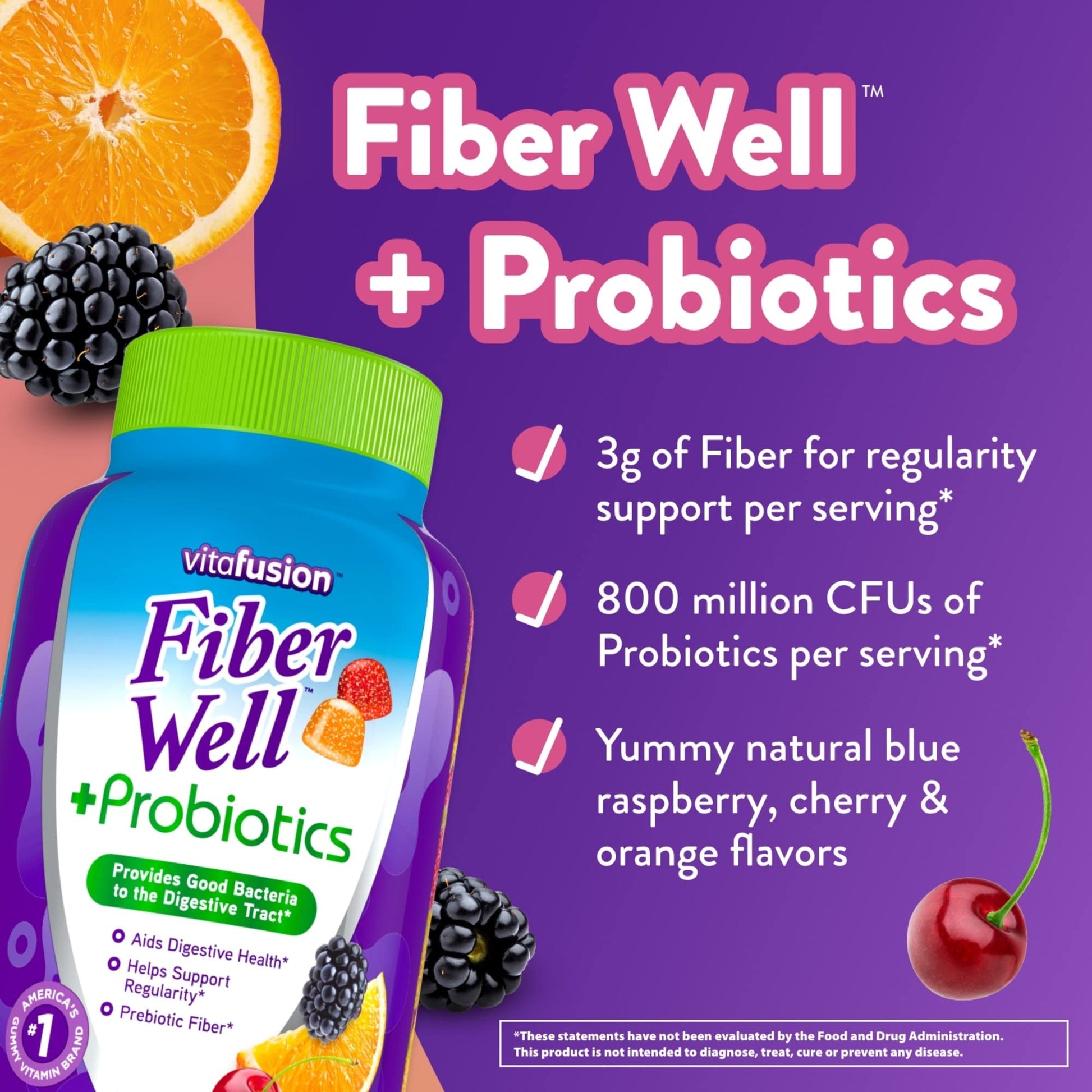 VITAFUSION PROBIOTIC GUMMIES 70CT