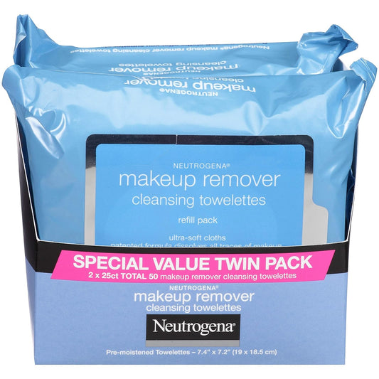 NEUTROGENA MAKEUP REMOVER VANITY PK 25CT