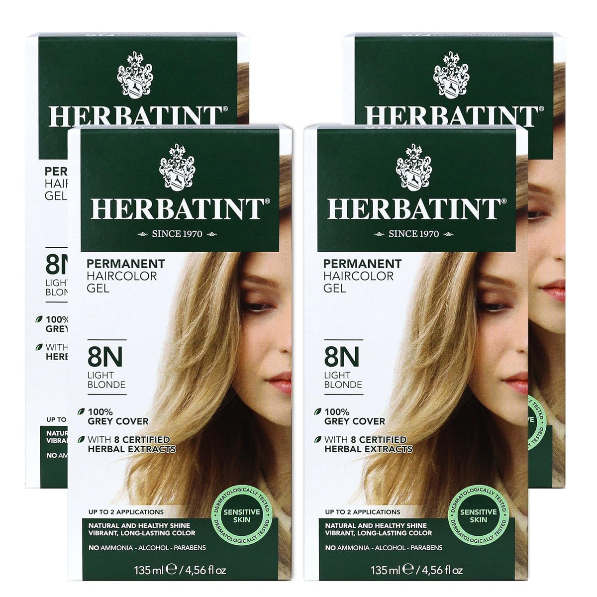 HERBATINT HAIR COLOR,8R,LT CPR BLND