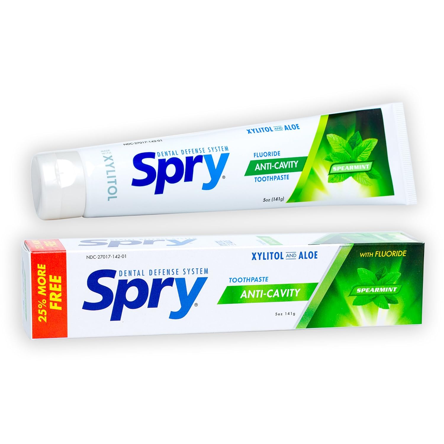 SPRY TPASTE,SPEARMINT,FLUORIDE