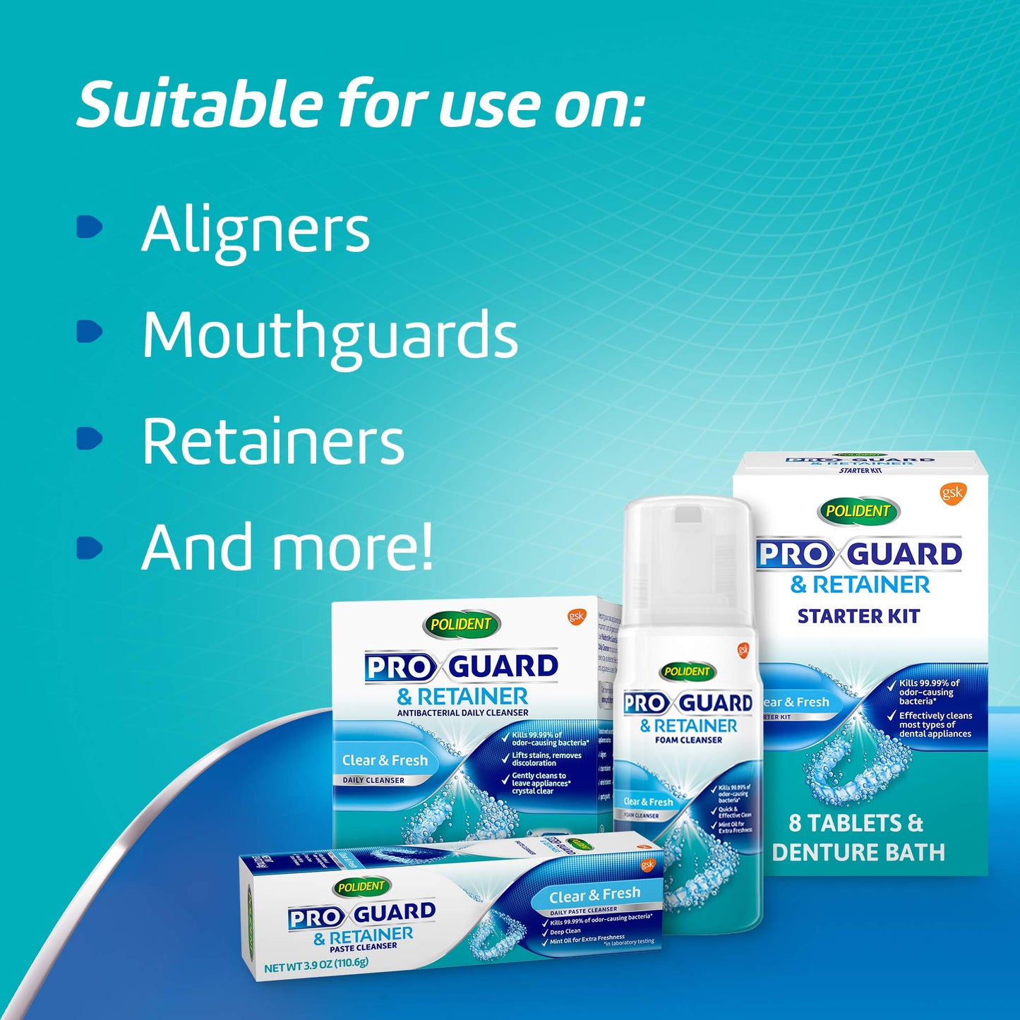 POLIDENT PRO GUARD MINT TABLET 40CT