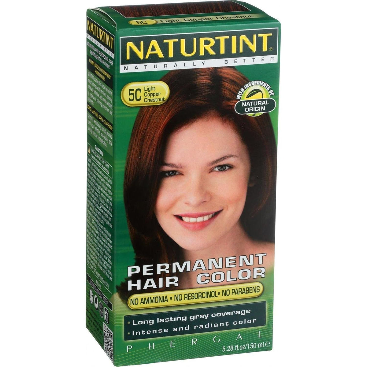 NATURTINT HAIR COLOR,5C,LT CPR CHSN