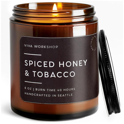 Village Candle Gentlemen's Collection Spiced Tobac & Honey Candle