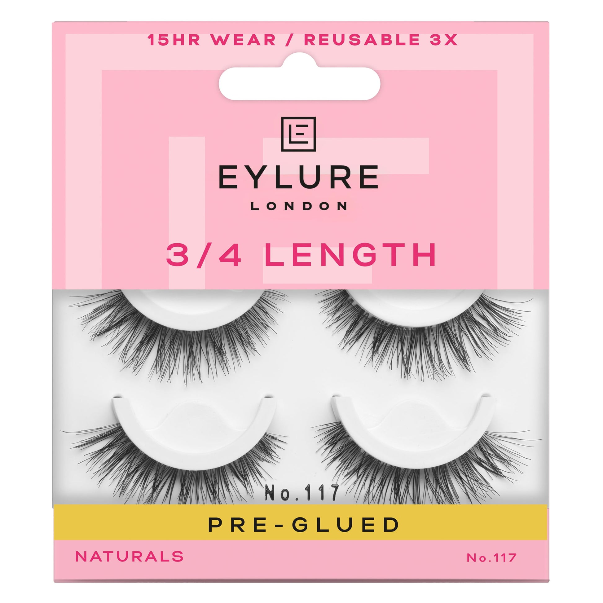 EY LASHES PRE-GLUED WISPY N117