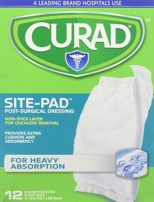 CURAD SITEPAD DS 12 5X9N LF
