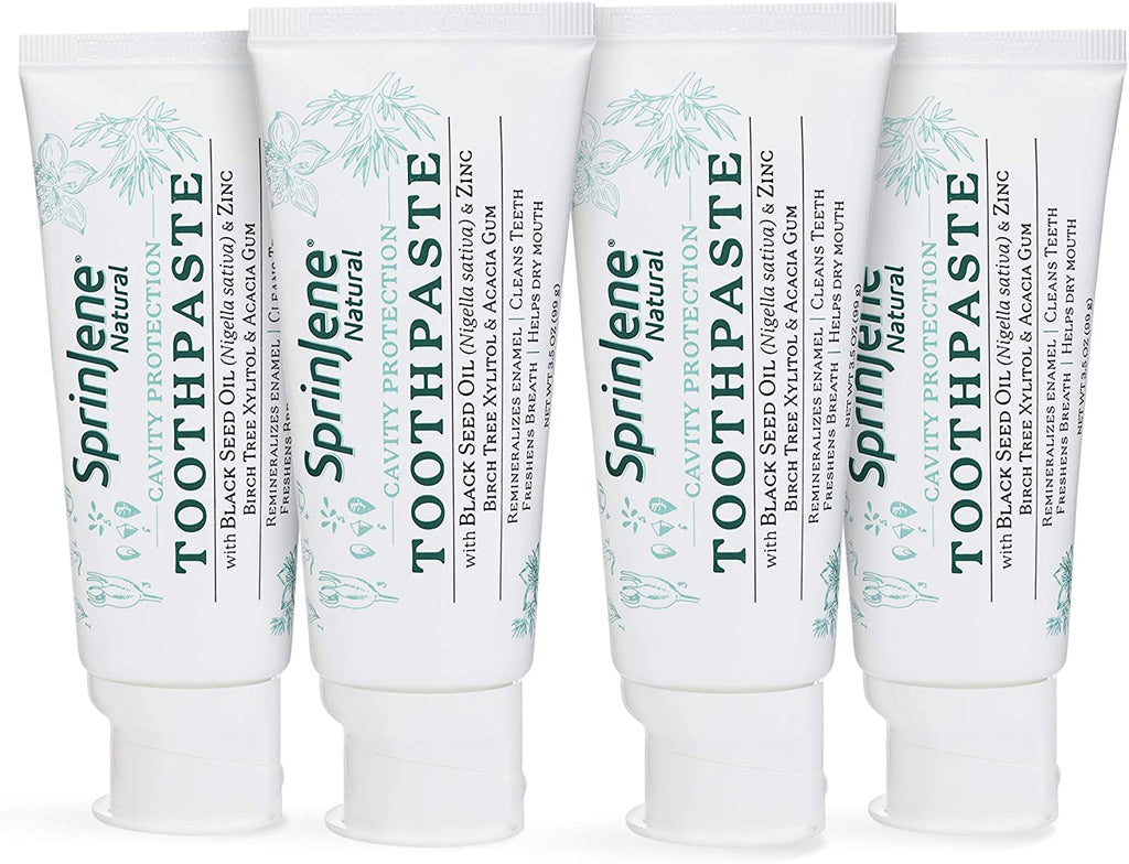 SPRINJENE NATURAL TOOTHPASTE,W/FLUORIDE
