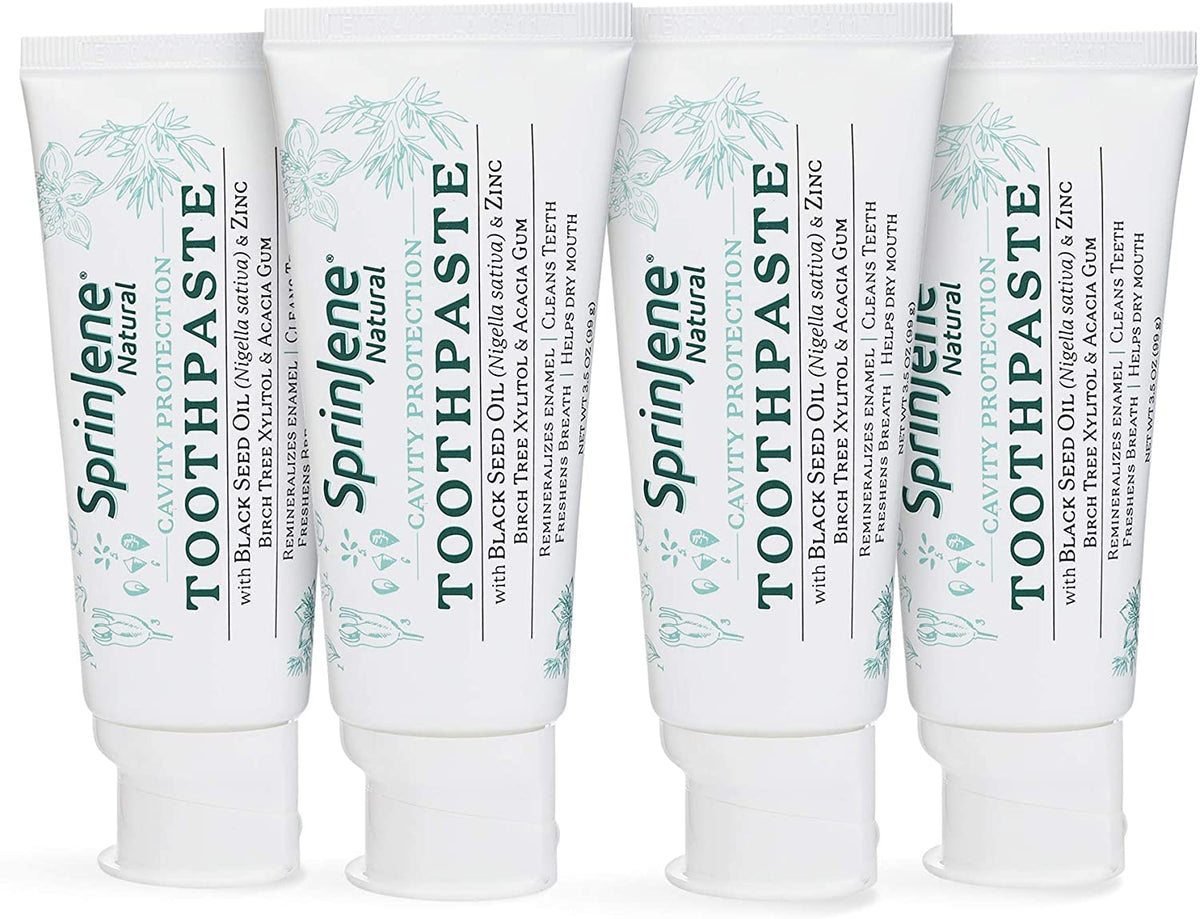 SPRINJENE NATURAL TOOTHPASTE,W/FLUORIDE