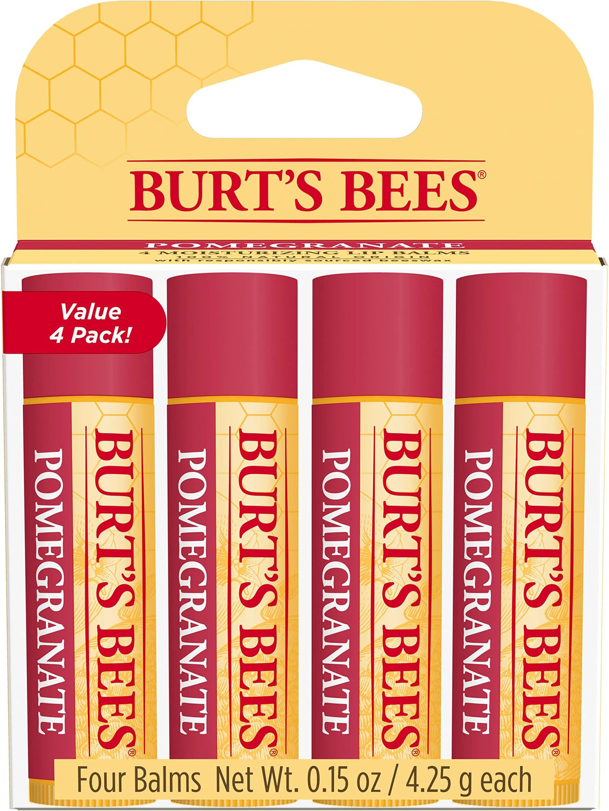 BURTS BEES DSP,LIP BALM BEESWAX,TUBE