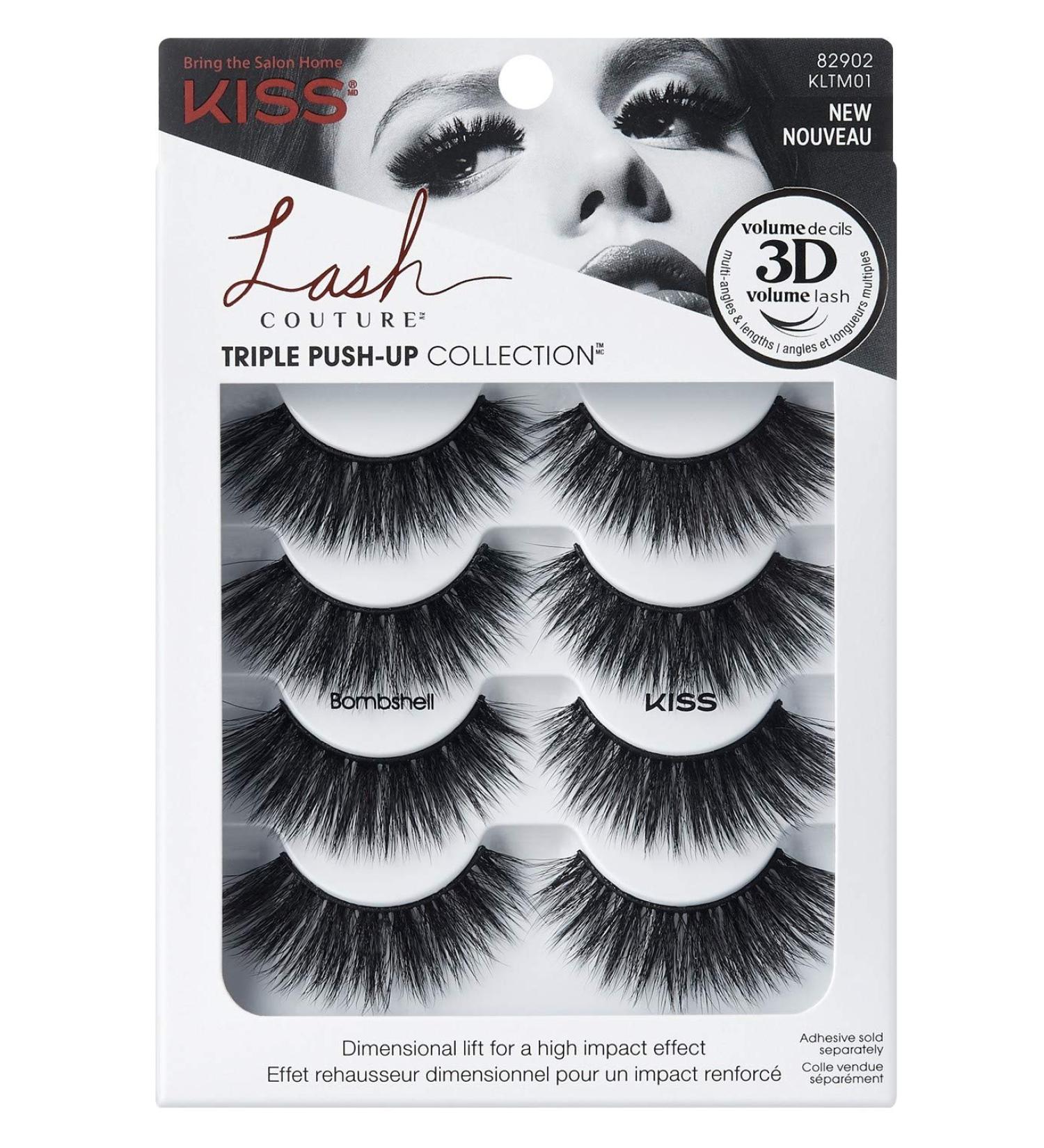 Kiss Lash Couture Triple Push- Up Collection Bombshell