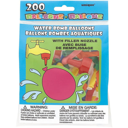 Ja-Ru Water Bomb Water Balloons, Assorted - 100 count