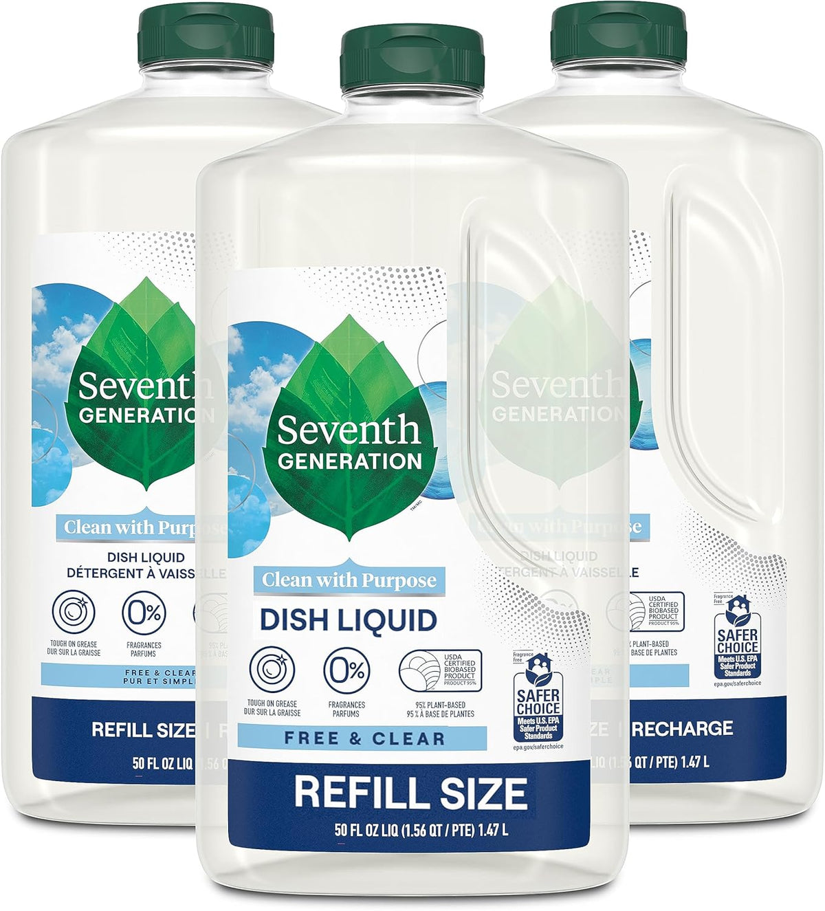 SEVENTH GENERATION DISH LIQ,FREE & CLEAR