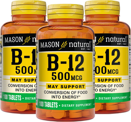 NAT B VITAMIN B12 TB 1000MCG 60
