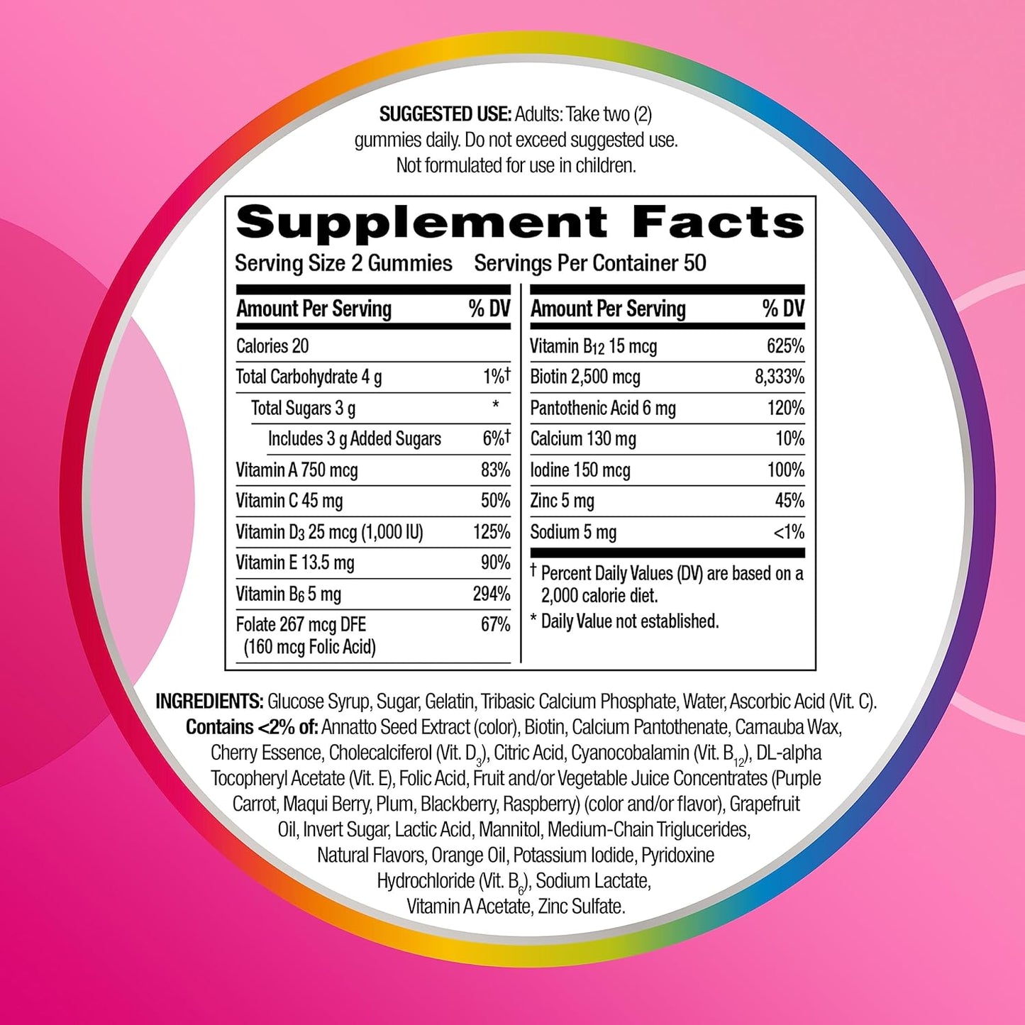 CENTRUM MULTIGUMMIES CW 100 M/BTY