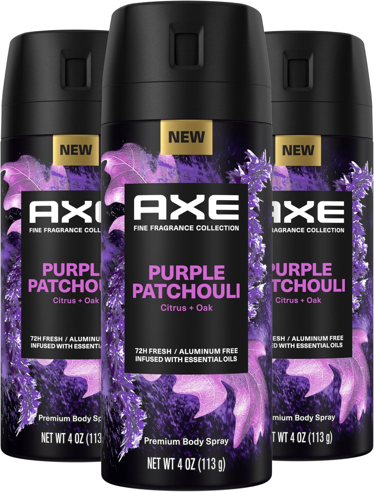 AXE BODY SPRAY BLACK VANILLA AER 2.9OZ