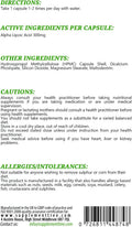 ALPHA LIPOIC ACID 300MG TAB 60 CT WINDML