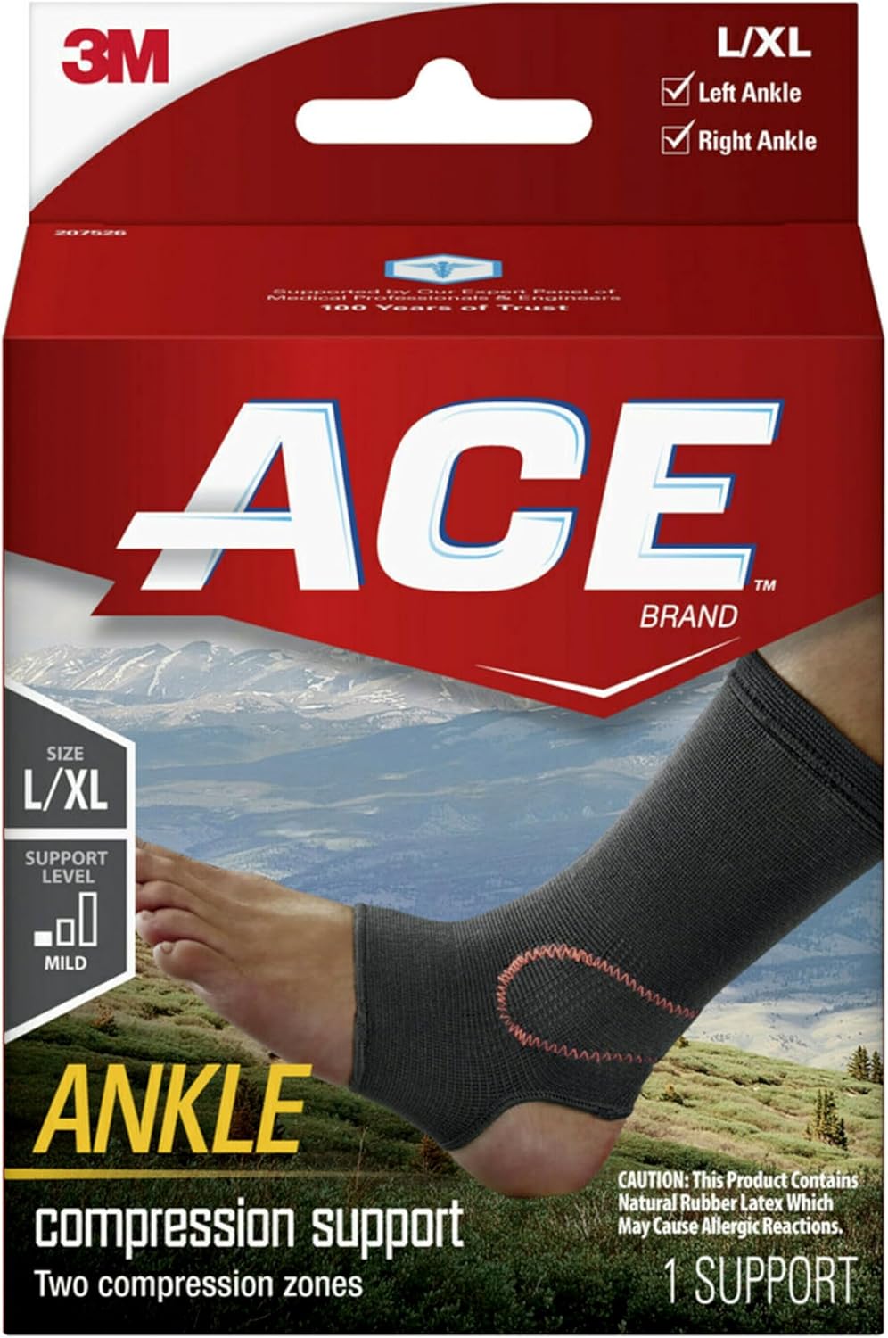 ACE ELASTO-PREENE ANKLE SB LRG/XL