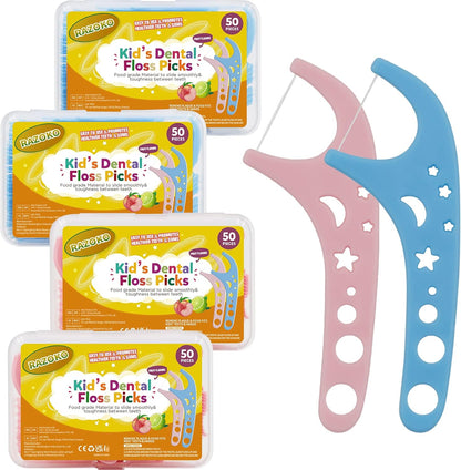 RADIUS FLOSS PICKS,KIDS,BUBLGUM