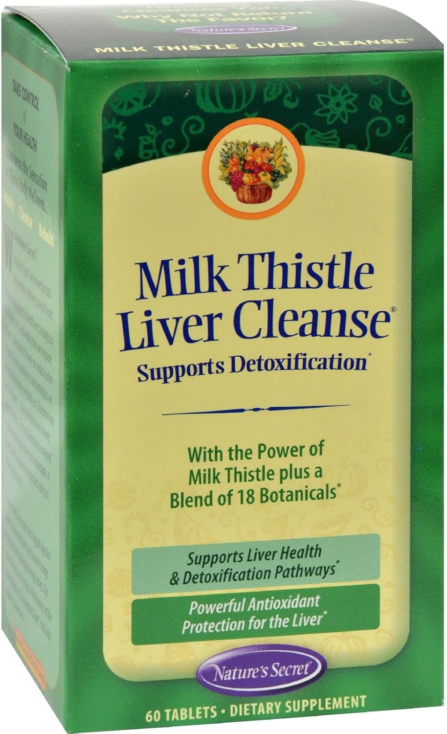 NATURE'S SECRET MILK THISTLE LIVER CLEANS