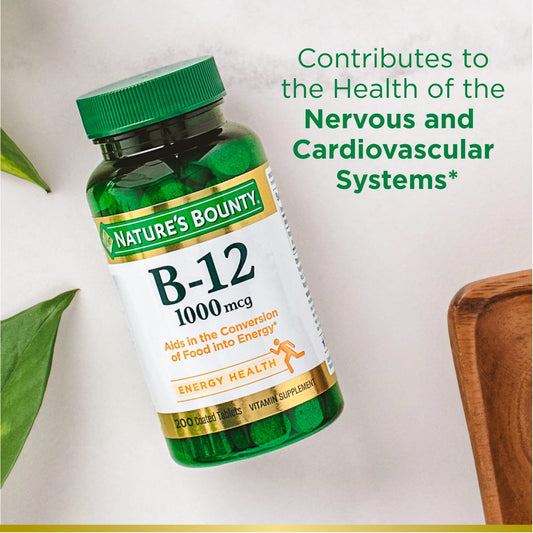 VIT B12 1000MCG TAB 100CT NAT BOUNTY