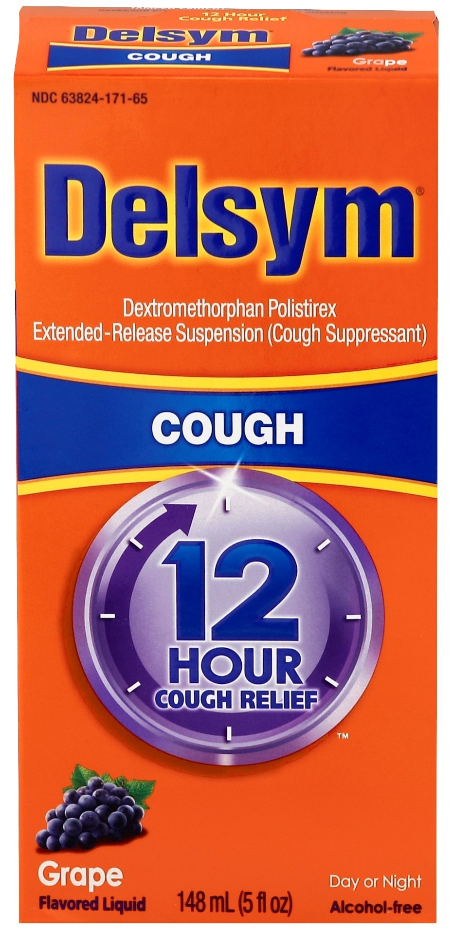 DELSYM CHILD 12HR COUGH LIQ GRAPE 3OZ