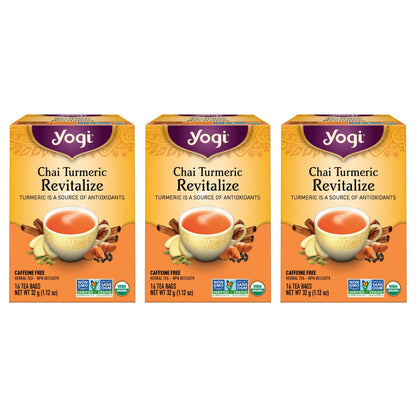 YOGI TEA,OG2,HNY CHAI TURMERIC